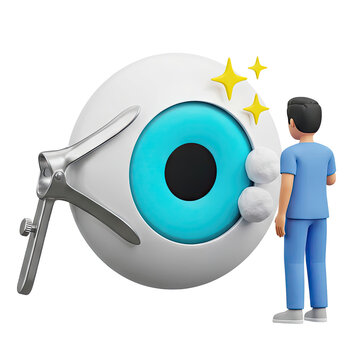 Ophthalmologist and eye examination tool