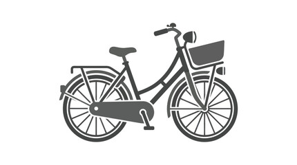 Fototapeta premium Bicycle with basket and fender.