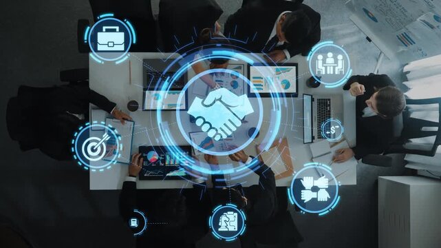 B2B strategy and technology transforming business-to-business operations, optimizing communication, and enhancing market efficiency with digital B2B tools and innovation. Funnel
