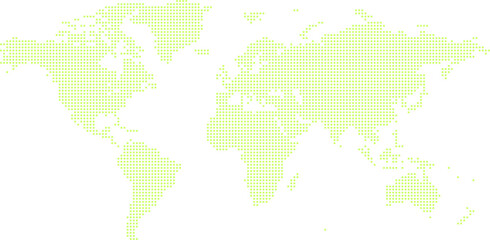 Fototapeta premium Abstract Worldwide Dot Map Banner.