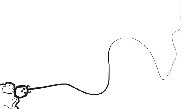 A predatory insect tracks down its prey with a long flagellum or tongue, then grabs the bug and eats it.