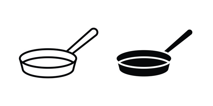 Pan frying icon