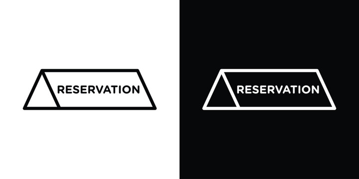 Reservation table icon