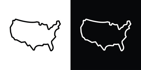America map icon © No