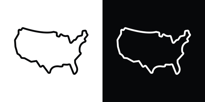 America map icon