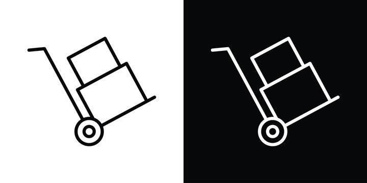 Hand truck icon