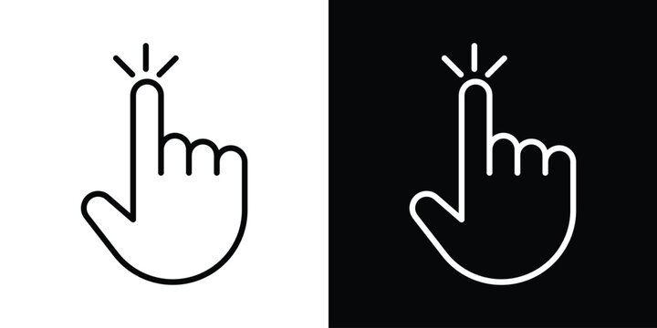 Hand cursor icon