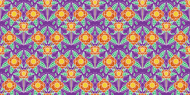pattern deign batik illustration art traditional