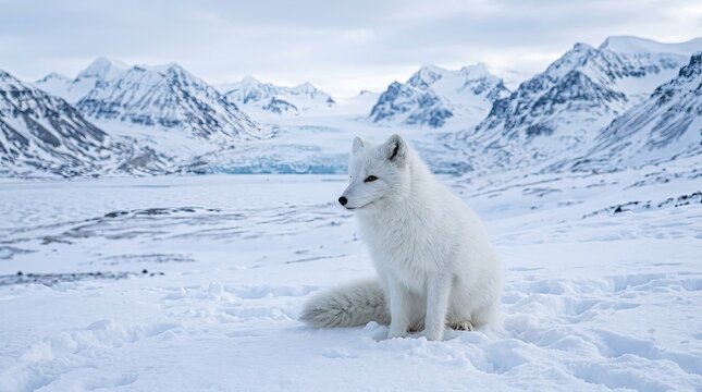 arctic fox glacier