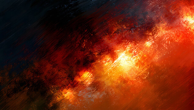 black, red, and orange, forming a color gradient with a rough, abstract background, featuring bright lights, glowing, and a sense of shine, set against a transparent backdrop with grainy noise and a g