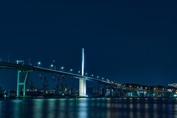 Naklejka premium 荒津大橋夜景②