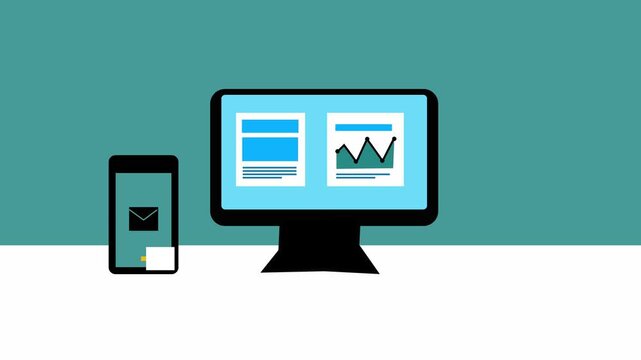 Professional Teamwork Through Remote Communication Technology Remote Office Workflow and Virtual Team Communication HD Video,