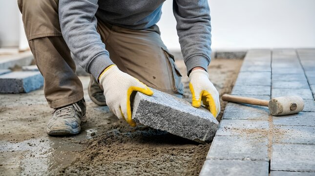 Professional Paver Installation Service for Residential Patio Construction