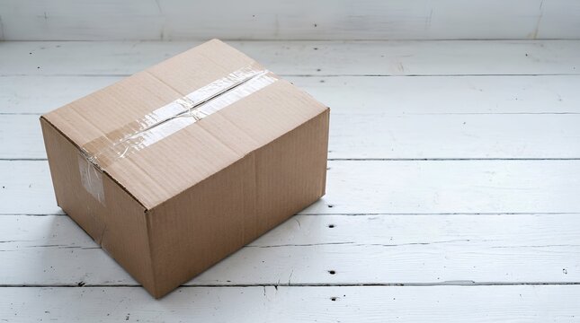 Sealed Cardboard Shipping Box for Delivery Packaging and Moving Service