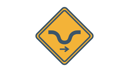 Longhorn road sign with arrow. © Nur