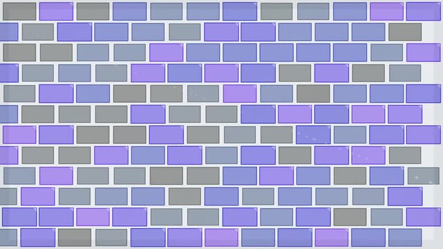 Modern Abstract Colored Brick Wall Geometric Background Texture