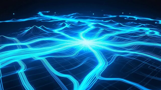 WAMS Grid Visualization: Real-Time PMU Power Flow Dynamics