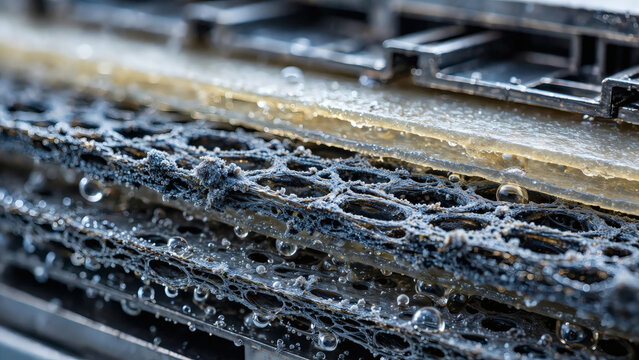PEM electrolyzer stack macro detail