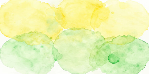 Obraz premium Abstract Vintage Watercolor Background with Yellow and Brown Grunge Paper Texture, Aged Parchment Art Backdrop with Hand Painted Colorful Pattern and Antique Wall Design