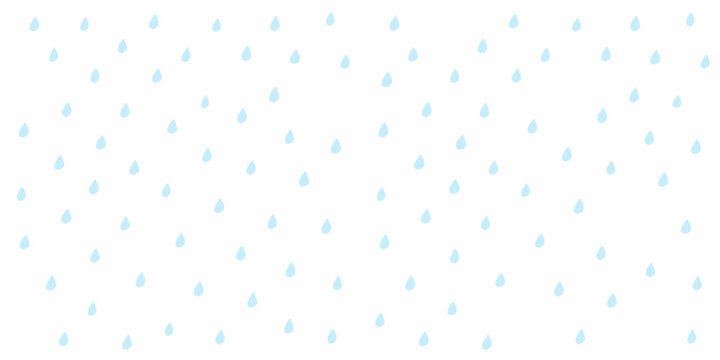 Light blue raindrop pattern on a white background