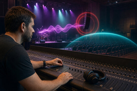 AI live sound feedback control