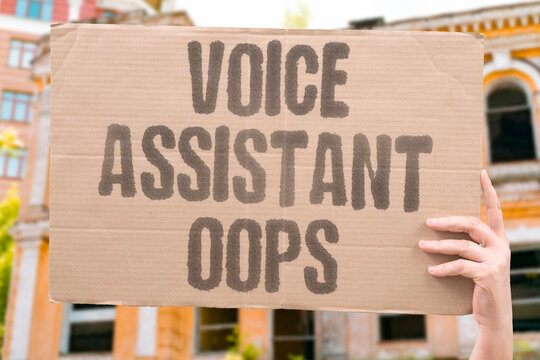 "Voice Assistant Oops" Accidentally triggered smart speaker. VOICE. ASSISTANT. OOPS. TRIGGER. SPEAKER.