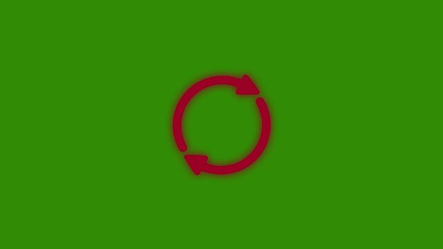 Half circle arrow loading animation rotating smoothly 4 k video...animation .!