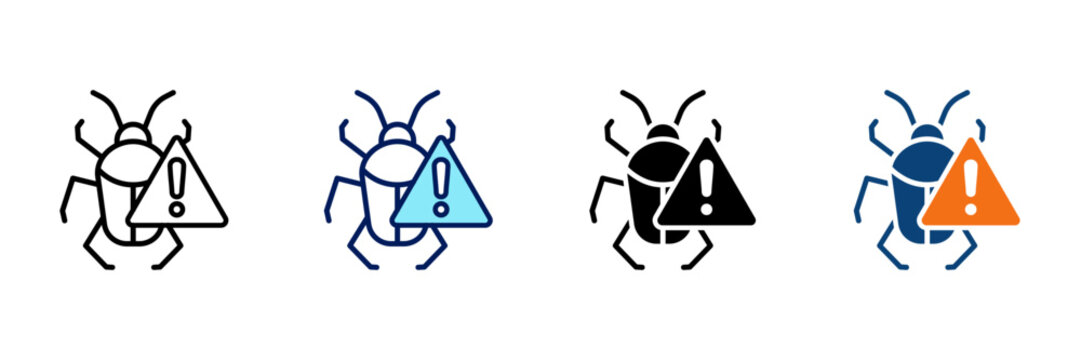 Cyber Threat Multistyle Icon Set