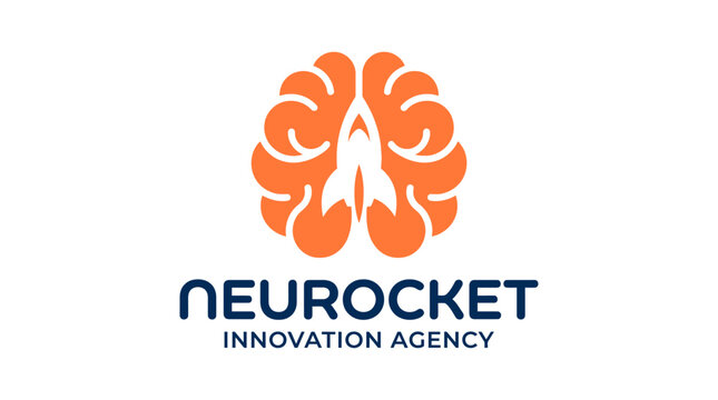 Neurocket Innovation Agency logo with brain and rocket design.