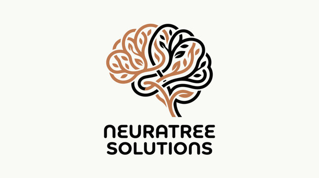 Neurontree Solutions logo with brain and tree elements.