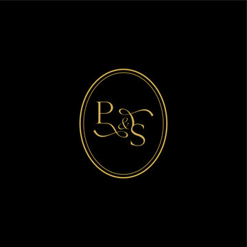 wedding curvy elegant initial monogram minimalist luxury concept SP feminine line style design letter
