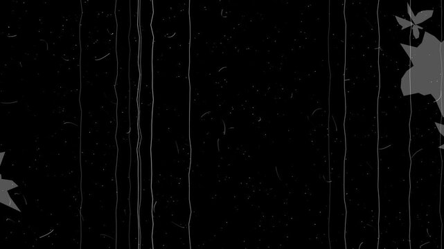 Vintage film overlay with nitrate decay effects on old footage