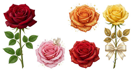 Obraz premium Rose Isolated