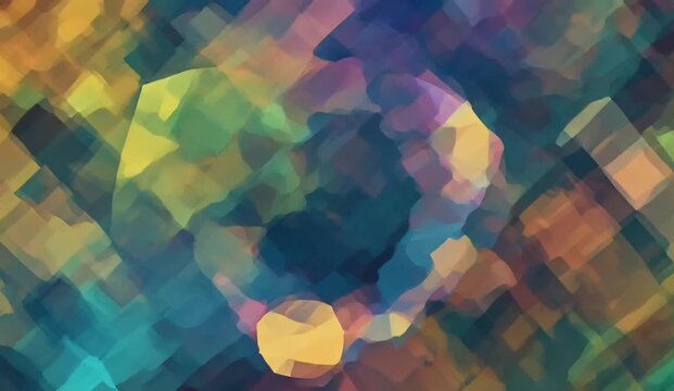 Dynamic Colorful Abstract Geometric Motion Design