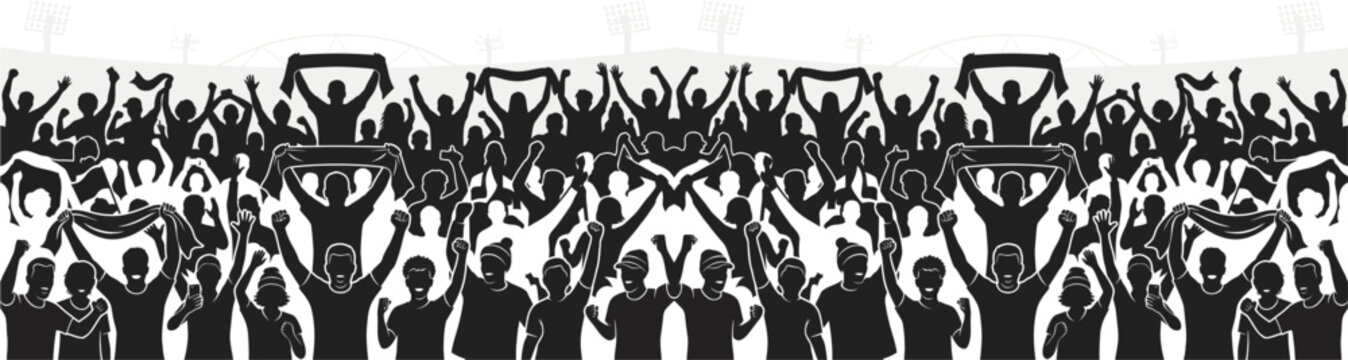 A large crowd of people is protesting with raised hands and signs in a public place.