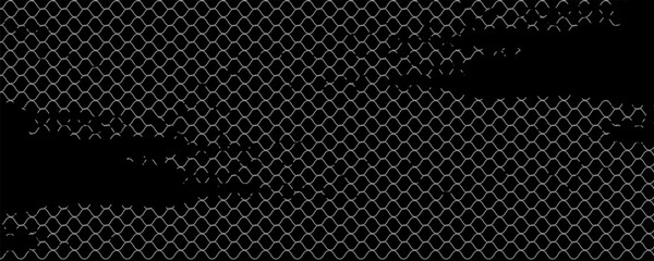 Net texture pattern on white background. Net texture pattern for backdrop and wallpaper. Realistic net pattern with black squares. Geometric background, vector Eps10 © Ubay