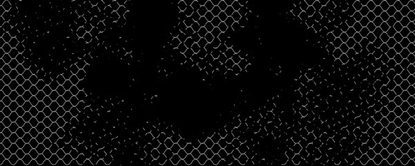 Net texture pattern on white background. Net texture pattern for backdrop and wallpaper. Realistic net pattern with black squares. Geometric background, vector Eps10 © Ubay