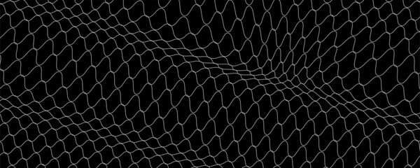 Net texture pattern on white background. Net texture pattern for backdrop and wallpaper. Realistic net pattern with black squares. Geometric background, vector Eps10 © Ubay