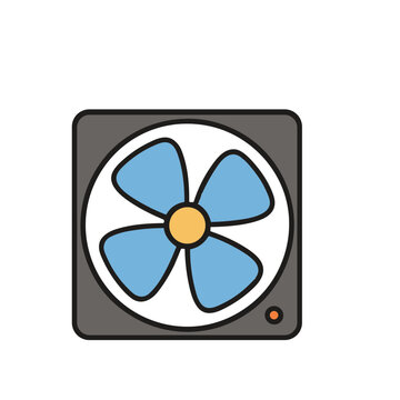 Computer fan illustration
