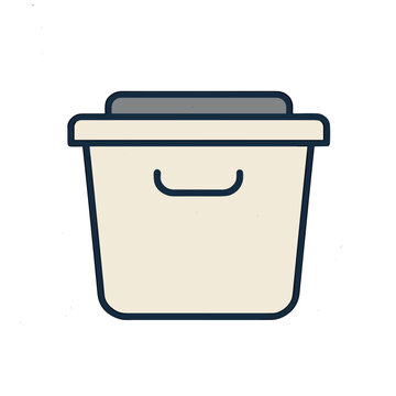 Simple Trash Can Icon