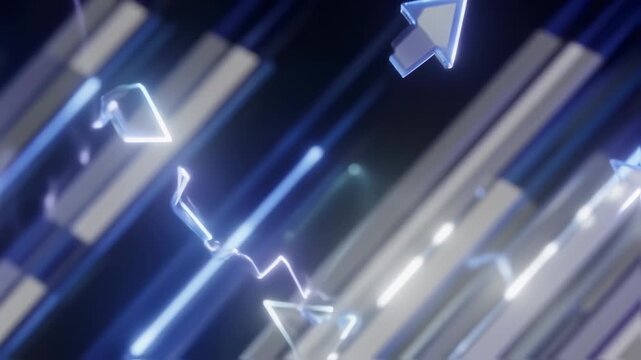 Abstract arrows.