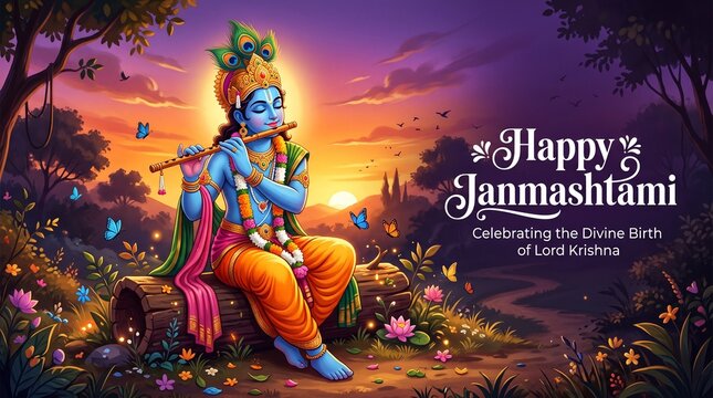 happy janmashtami poster 2026