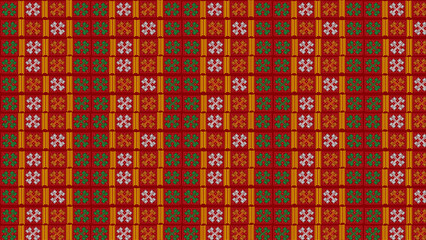 Mising Tribal Textile Pattern Perfect for Fabric, Wallpaper, Home Décor & Surface Pattern Design © Anuradha