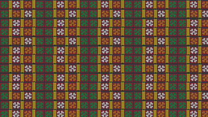 Mising Tribal Textile Pattern Perfect for Fabric, Wallpaper, Home Décor & Surface Pattern Design © Anuradha