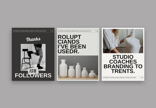 Designer Social Media Stores Layout