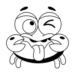 Obraz premium Silly Crab
