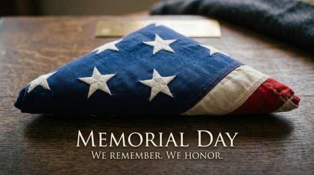 Folded Flag Tribute