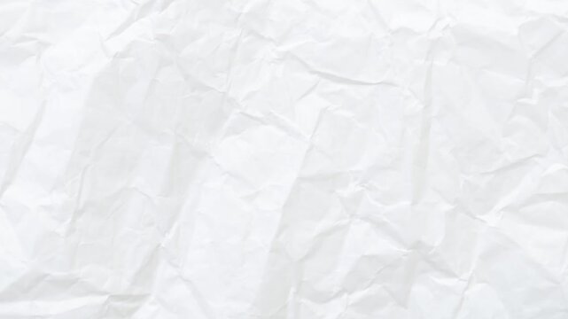White paper texture background doodle animation, Loopable white paper background texture, Seamless white paper, crinkled white Paper texture stop motion, crumpled paper texture 