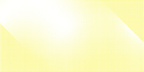 Fototapeta premium Yellow halftone grain texture. Faded dotted gradient pattern background. Grunge pixel cartoon nice overlay backdrop. Anime or manga golden wavy noise cover.