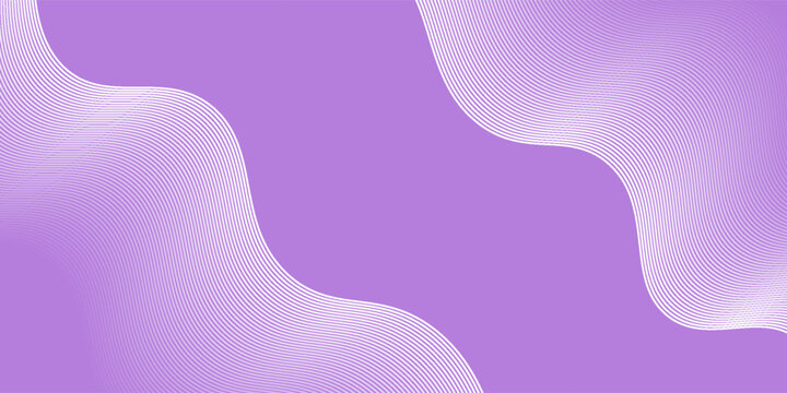 Purple abstract flowing wave lines vector background  modern smooth curves good design